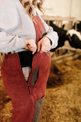 Maternity Overalls for the Farm
