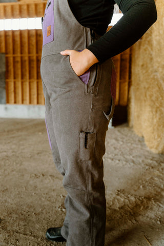 Grant's Lilac Unlined Canvas Overall