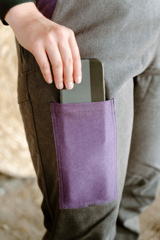 Grant's Lilac Unlined Canvas Overall