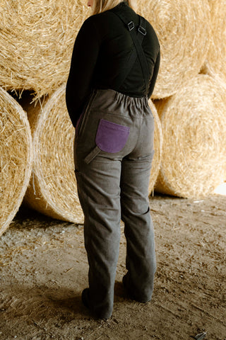 Grant's Lilac Unlined Canvas Overall