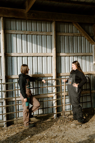 Dark Charcoal Unlined Canvas Overall