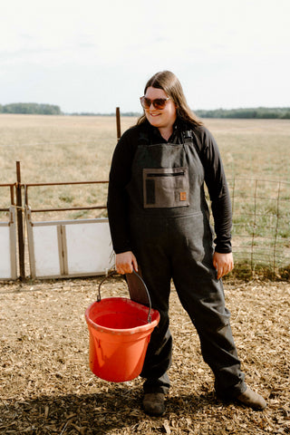 Dark Charcoal Unlined Canvas Overall