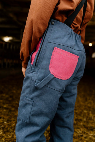 Prairie Blooms Unlined Canvas Overall