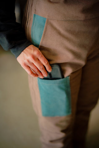 Women's Western Bibs Phone Pocket 