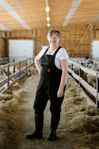 women's stretchy work overalls